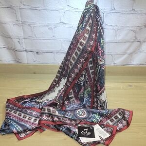 Echo Paisley 100% Silk Scarf